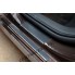 Накладки на пороги (carbon) VW GOLF 7 (2012-) бренд – Alu-Frost (Польша) дополнительное фото – 1